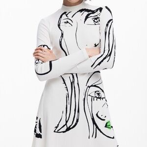 Desigual Dresses Desigual Face Print Dress Poshmark